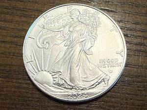 lot 17 image: 2024 Walking Liberty 1 oz .999 Silver Coin