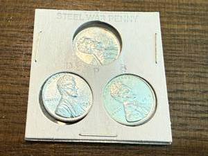 lot 29 image: 1943 Steel War Pennies