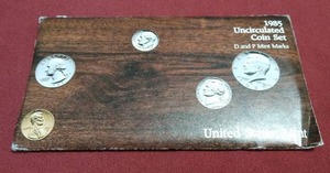 lot 3 image: 1985 U.S. Mint Uncirculated Set