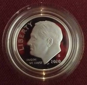 lot 4 image: 2020-S Proof Silver Dime