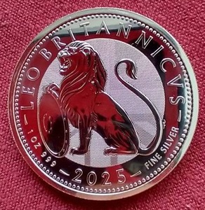 lot 46 image: 2025 Great Britain 1 oz Silver British Lion Coin