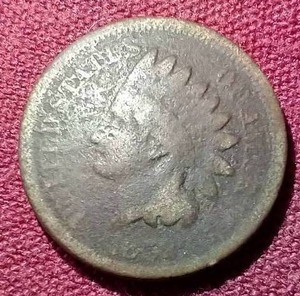 lot 53 image: 1859 First Year Indian Penny