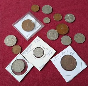 lot 97 image: Small Foreign Coin Lot