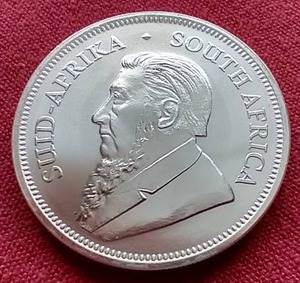 lot 110 image: 2022 South African 1 oz Silver Krugerrand