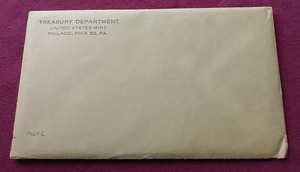 lot 123 image: 1962 U.S. Mint Proof Set - Sealed Envelope