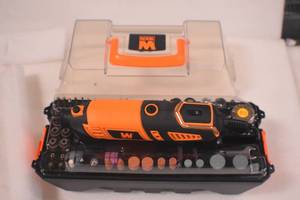 lot 50 image: WEN 23190 1.3-Amp Variable Speed Steady-Grip Rotary Tool with 190-Piece Accessory Kit, Flex Shaft, and Carrying Case