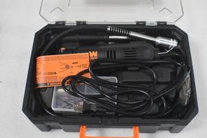 lot 51 image: WEN 23103 1-Amp Variable Speed Rotary Tool with 100 Accessories, Carrying Case and Flex Shaft