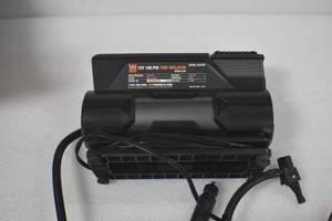 lot 52 image: WEN AA2230 12V 100 PSI 1.25 CFM Portable Air Compressor and Tire Inflator with Carrying Case