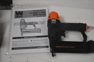 lot 66 image: WEN 61721 18-Gauge 38-Inch to 2-Inch Pneumatic Brad Nailer