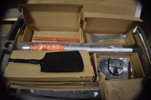 lot 78 image: WEN 61635 5-in-1 Pneumatic Multi-Function Tool with Scraper, Shovel, and Chisel Attachments