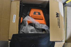 lot 80 image: WEN DT1315 15-Inch 13-Amp 2-in-1 Electric Dethatcher and Scarifier with Collection Bag