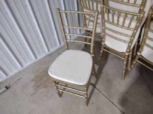 lot 25 image: (47) Gold Chiavari Chairs...