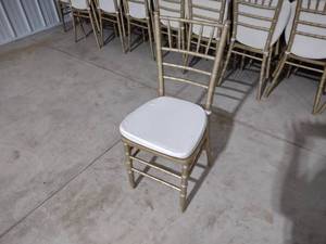lot 27 image: (48) Gold Chiavari Chairs...