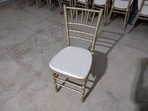 lot 28 image: (48) Gold Chiavari Chairs...