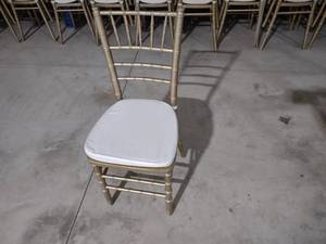 lot 36 image: (48) Gold Chiavari Chairs...