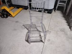 lot 43 image: (64) Clear Chiavari Chairs...