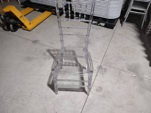 lot 44 image: (64) Clear Chiavari Chairs...