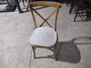 (40) Brown Crossback Chairs...