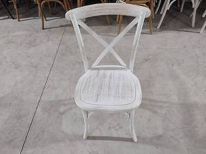 lot 54 image: (40) Delta White Crossback Chairs...
