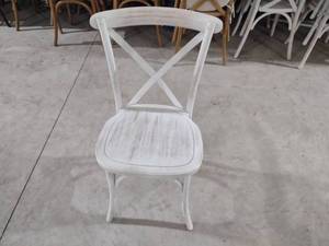 lot 57 image: (40) Delta White Crossback Chairs...