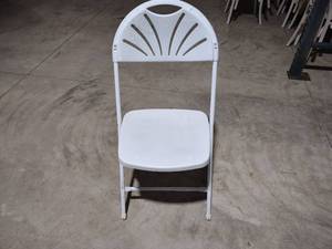 lot 66 image: (102) Poly Folding Chairs...