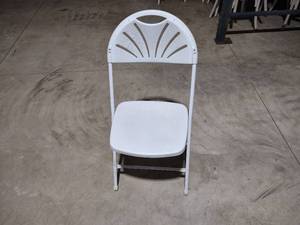 lot 68 image: (47) Poly Folding Chairs...