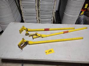 lot 133 image: (3) Stake Pullers...