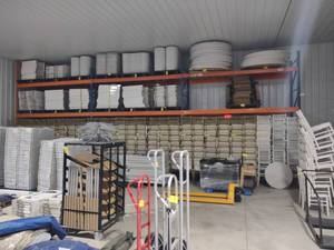 (3) Sections Teardrop Pallet Rackin...