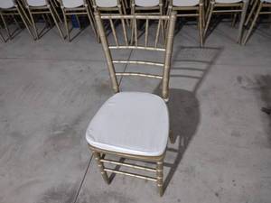 lot 34 image: (48) Gold Chiavari Chairs...