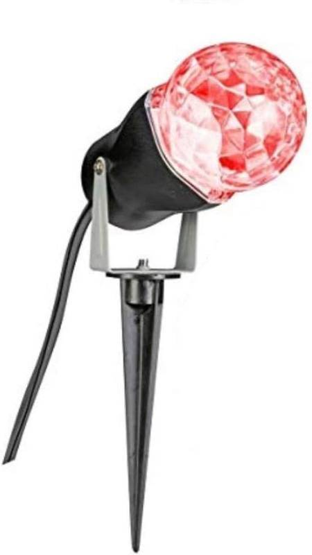lot 801 image: NEW Gemmy Lightshow Kaleidoscope Red Projection Stake Holiday Spotlight Light for Christmas
