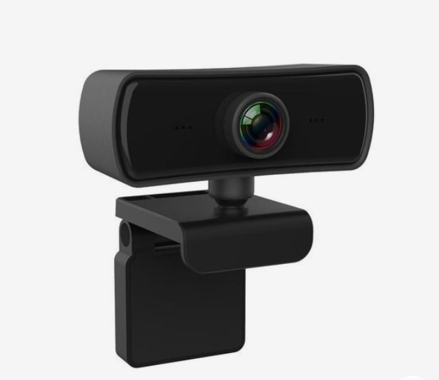 lot 929 image: DARTWOOD 2K QHD USB Webcam with Built-in Microphone and Lens Cover (Black)