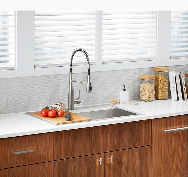 lot 142 image: Kohler Pro-Inspired Kitchen Sink Kit Model  R78957-1PC-NA