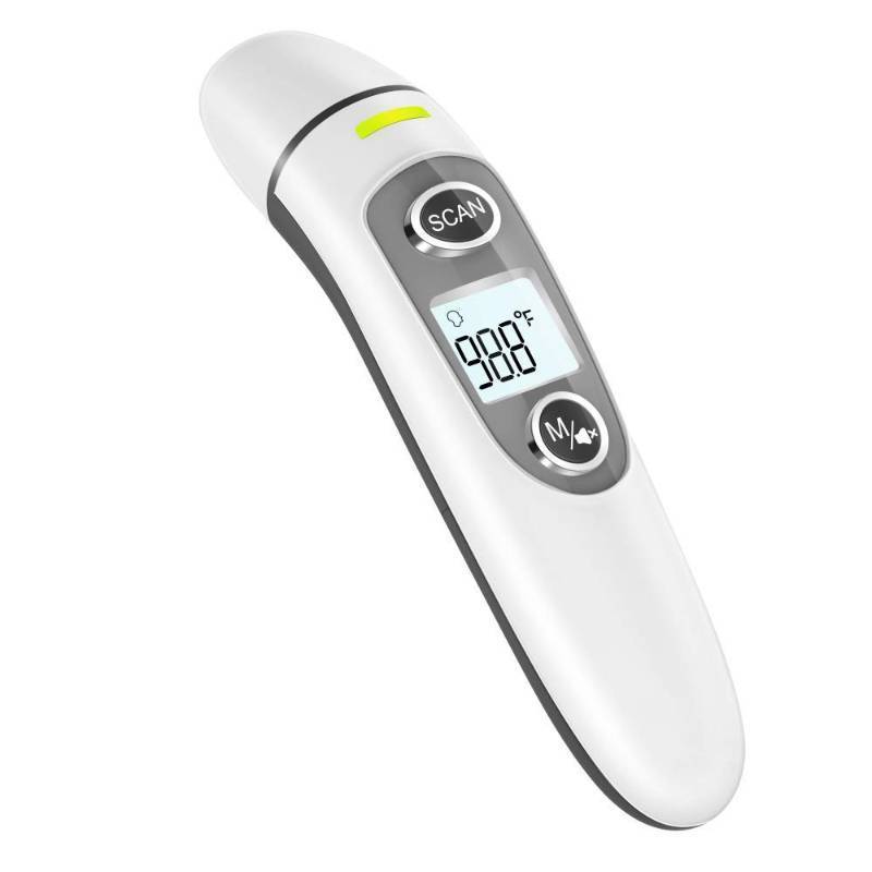 lot 198 image: Thermometer for Adults,Touchless Digital Infrared Thermometer for Fever, Ear and Forehead Thermometer for Baby and Kids, with LCD Screen, Memory Recall, Fever Alarm