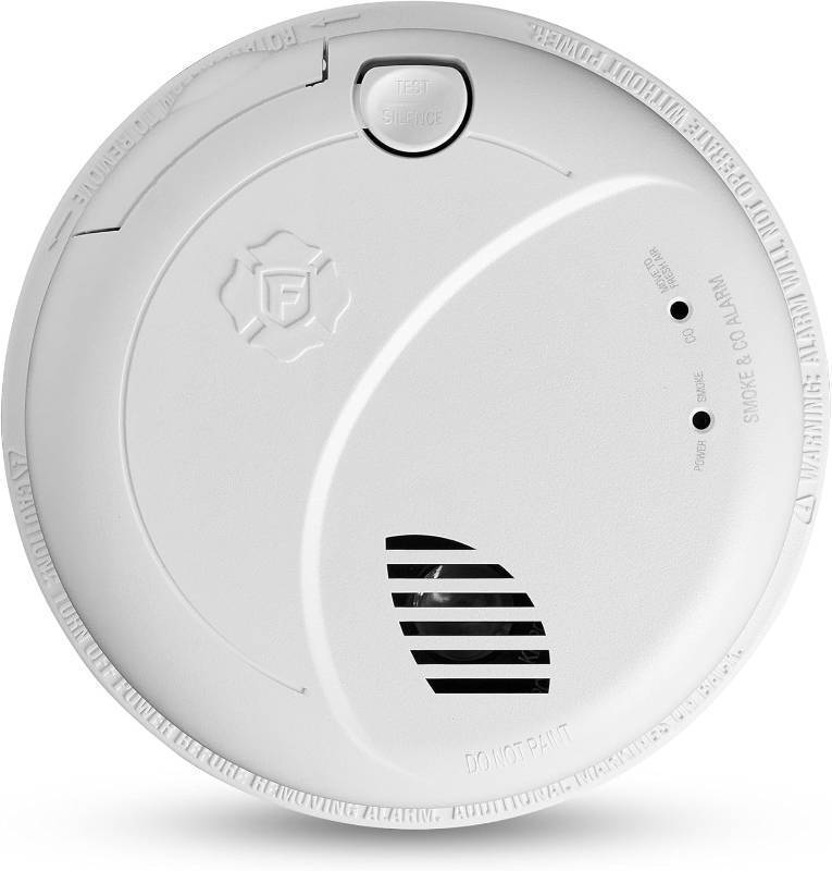 lot 321 image: NEW First Alert Combination Smoke & Carbon Monoxide Alarm, Interconnect Hardwire Detector with Battery Backup