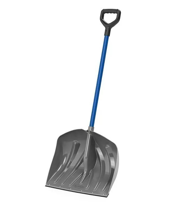 lot 413 image: NEW Suncast 20 Steel Core Combo Snow Shovel and Pusher