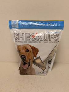 lot 10 image: NEW CHECKUPS DENTAL DOG TREATS