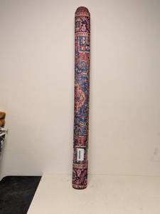 lot 76 image: NEW THRESHOLD PERISIAN AREA RUG (REDNAVY)