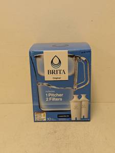 lot 109 image: NEW BRITA ORIGINAL PITCHER AND FILTERS (2)