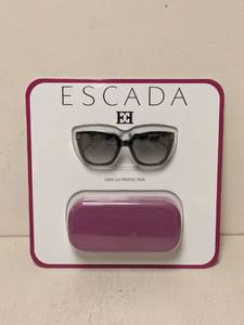 lot 128 image: NEW ESCADA SUNGLASSES WITH CARRYING CASE