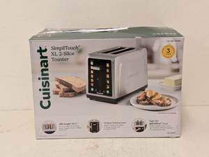 lot 145 image: NEW CUISINART SIMPLITOUCH XL 2-SLICE TOASTER