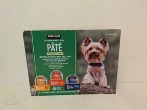 lot 178 image: KIRKLAND SIGNATURE 3-FLAVOR VARIETY PACK PATE FOR DOGS (37CT.)