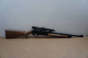 lot 85 image: Crosman Model 766 Pellet Rifle with Scope