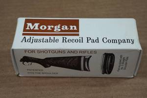lot 107 image: Morgan Adjustable Recoil Pad for Shotguns and Rifles