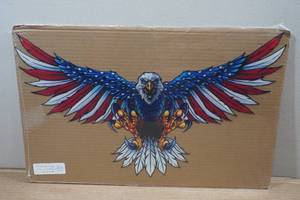 lot 141 image: Laser Cut Metal American Eagle Wall Art