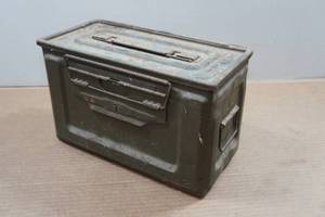lot 225 image: Metal Ammo Can