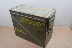 lot 229 image: Metal Ammo Can