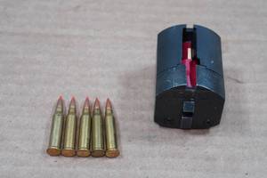 lot 240 image: .17 WSM Magazine and 5 Rounds