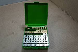 lot 245 image: 69 .357 Magnum Rounds in Plastic Case