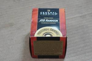 lot 253 image: 20 Federal Premium .410 Bore Handgun 2-12 000 Buck Personal Defense Shotshells
