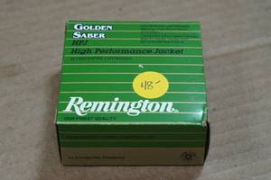 lot 254 image: 25 Remingon Golden Saber .40 S&W 180 Gr JHP Ammo